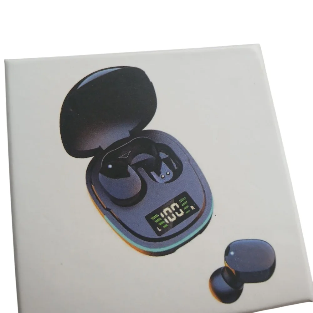 Wireless Black Earbud Headphones - Picture 4 of 7